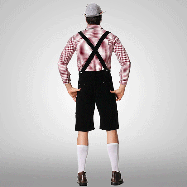 Ogrodniczki Oktoberfest Czarne