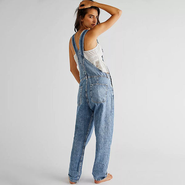 Ogrodniczki Jeansowe<br> Sprane Alice