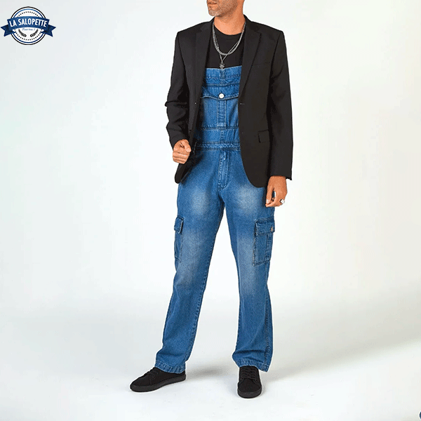 Ogrodniczki Jeansowe<br> Urban Ciemne