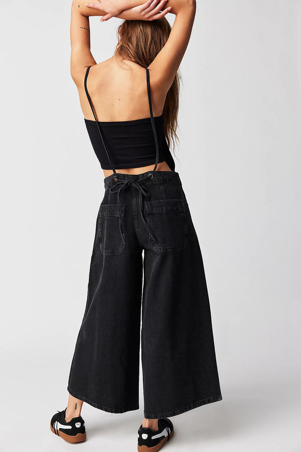 Ogrodniczki Wide Pants Raven