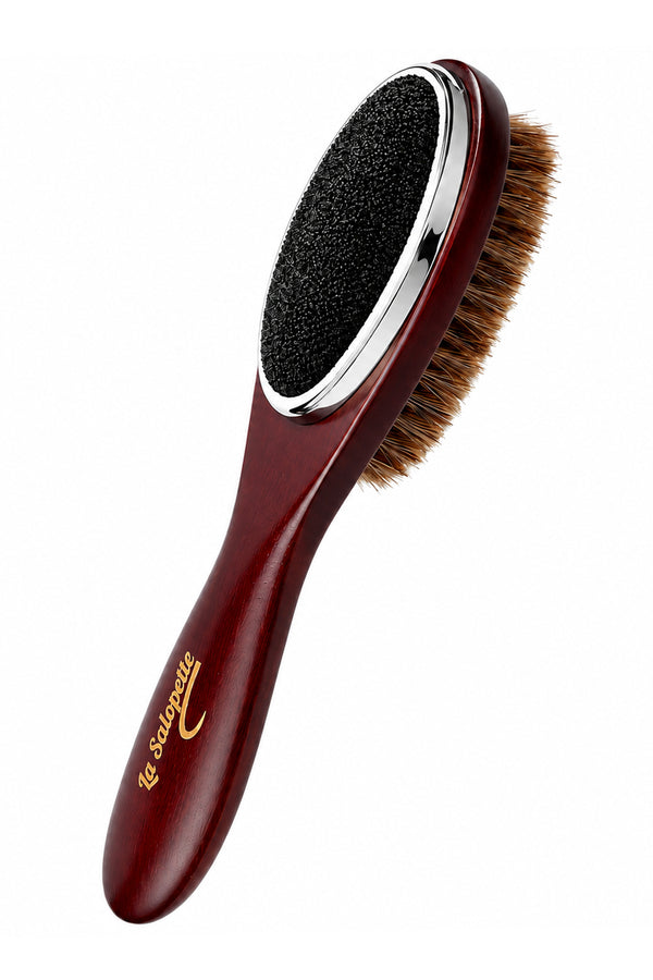 Brosse à Velours Côtelé en Crin de Cheval