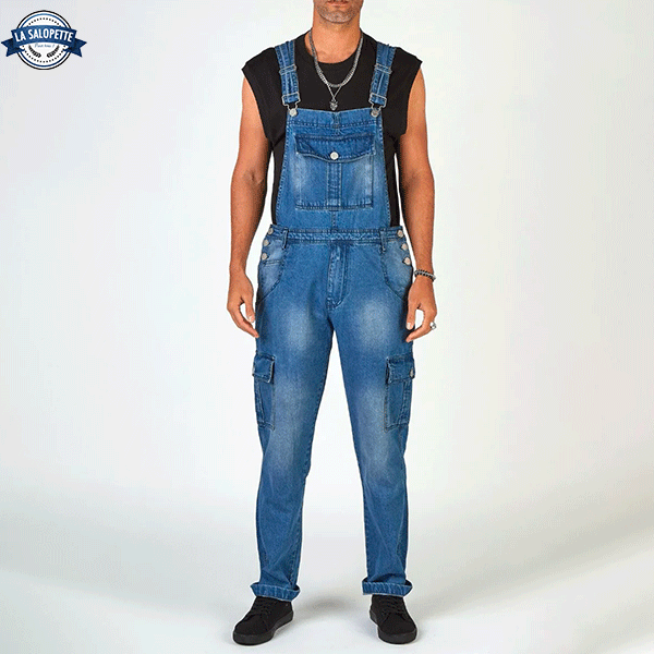 Ogrodniczki Jeansowe<br> Urban Ciemne