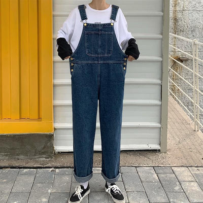 Ogrodniczki Jeansowe<br> Duże Rozmiary Oversize