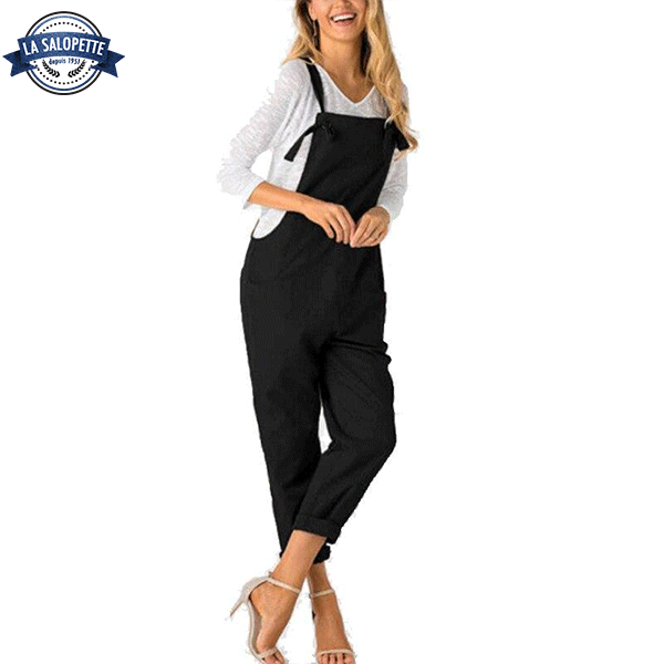 Ogrodniczki Vintage<br> Czarne Kindly