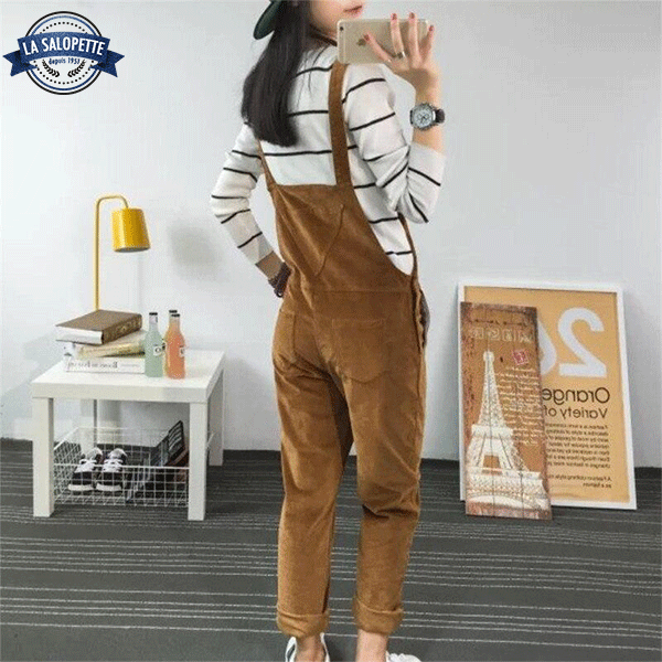 Ogrodniczki Vintage<br> Sztruksowe Peluche