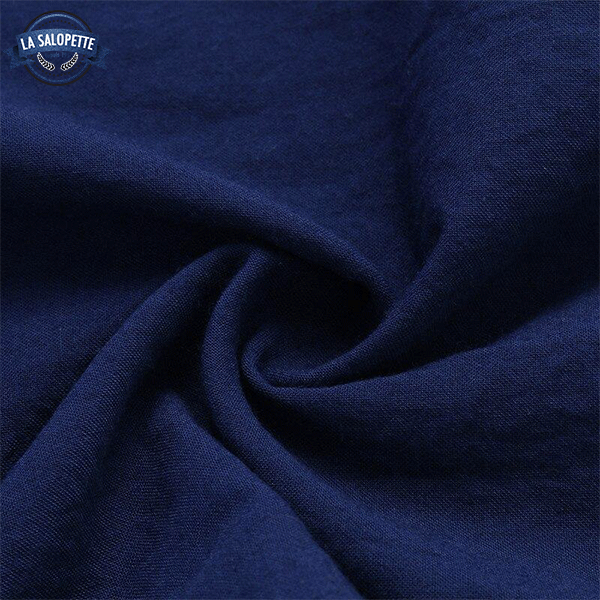 Ogrodniczki Vintage<br> Granatowe Damskie Hippie