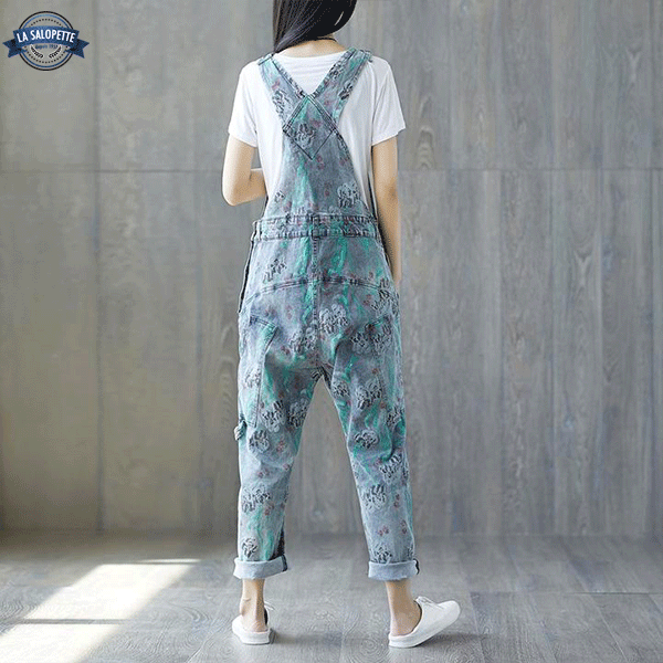 Plastron Jean Bleu