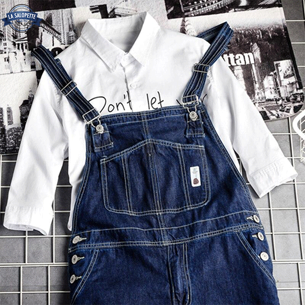 Ogrodniczki Jeansowe<br> Denim Męskie US