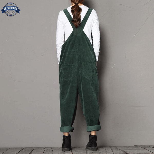Ogrodniczki Vintage<br> Zielone Yko