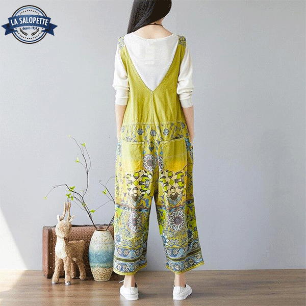 Ogrodniczki Vintage<br> Zielone Sapporo