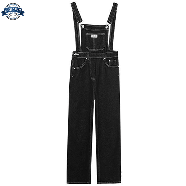 Ogrodniczki Jeansowe<br> Duże Rozmiary Extra-Flare