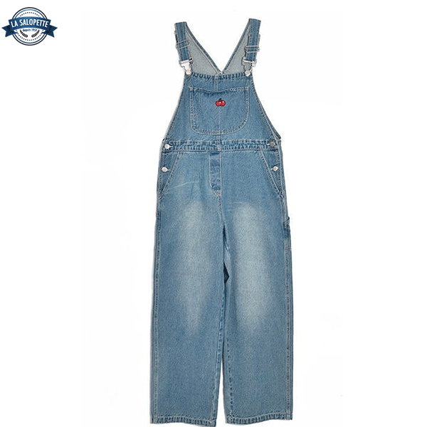 Ogrodniczki Jeansowe<br> Baggy Damskie