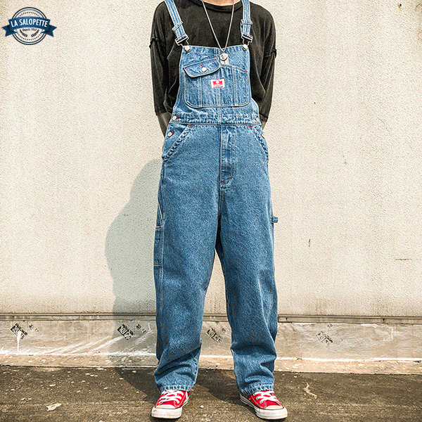 Ogrodniczki Jeansowe<br> Cargo Old School