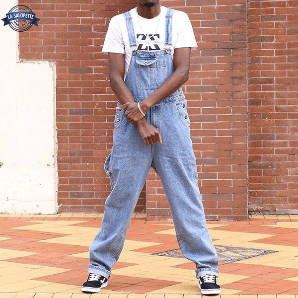 Ogrodniczki Jeansowe<br> Jasnoniebieskie Memphis