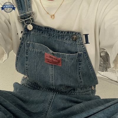 Ogrodniczki Jeansowe<br> Cargo Baggy