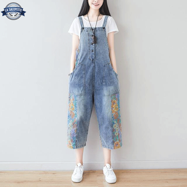 Ogrodniczki Vintage<br> Boho Kwiaty Hana