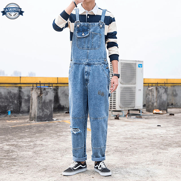 Ogrodniczki Jeansowe<br> Boyfriend