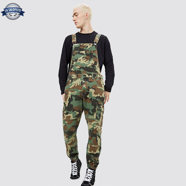 Ogrodniczki Robocze<br> Męskie Camo Urban