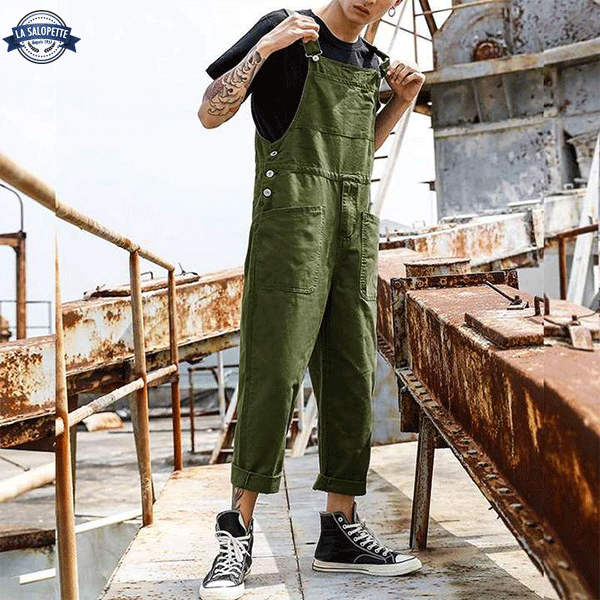 Ogrodniczki Robocze<br> Zielone Camo Urban