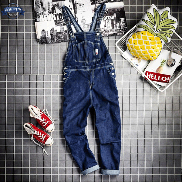 Ogrodniczki Jeansowe<br> Denim Męskie US