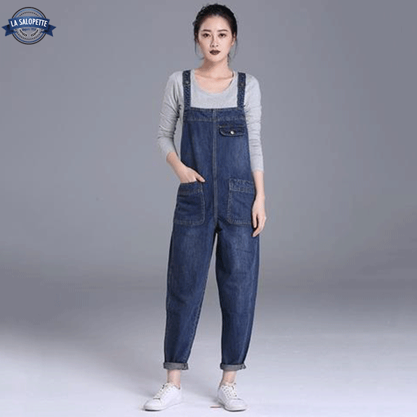 Ogrodniczki Jeansowe<br> Medium Blue Luna
