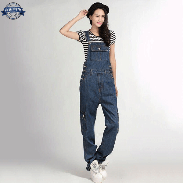 Ogrodniczki Vintage<br> Jeansowe Maya