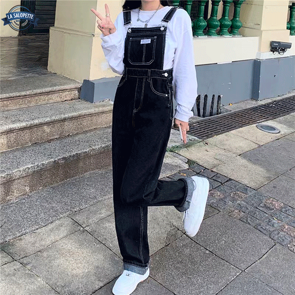 Ogrodniczki Jeansowe<br> Flare Niebieskie