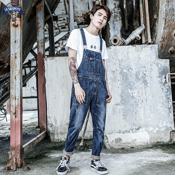 Ogrodniczki Jeansowe<br> Styl San Diego