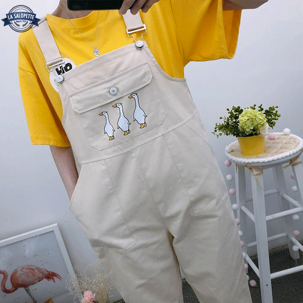 Ogrodniczki Vintage<br> Beżowe Peach