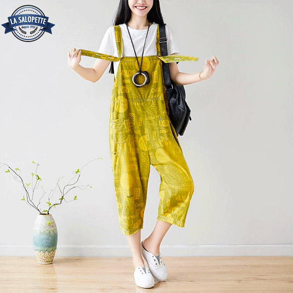 Ogrodniczki Vintage<br> Żółte Citronnelle