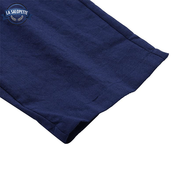 Ogrodniczki Vintage<br> Granatowe Damskie Hippie