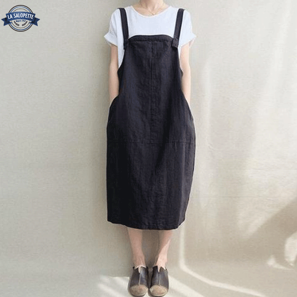 Sukienka Ogrodniczki<br> Fartuch Black Moon